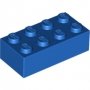 LEGO Steen 2x4 BLAUW (100 stuks) LEGO Steen 2x4 BLAUW (100 stuks)