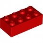 LEGO Brick 2x4 RED (100 pcs) LEGO Brick 2x4 RED (100 pcs)