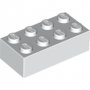 LEGO Steen 2x4 WIT (100 stuks) LEGO Steen 2x4 WIT (100 stuks)