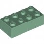 LEGO Steen 2x4 ZANDGROEN (100 stuks) LEGO Steen 2x4 ZANDGROEN (100 stuks)
