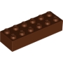 LEGO Steen 2x6 BRUIN (100 stuks) LEGO Steen 2x6 BRUIN (100 stuks)