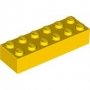 LEGO Steen 2x6 GEEL (100 stuks) LEGO Steen 2x6 GEEL (100 stuks)