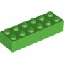 LEGO Steen 2x6 HELDERGROEN (100 stuks) LEGO Steen 2x6 HELDERGROEN (100 stuks)