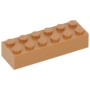 LEGO Brick 2x6 NOUGAT (100 pcs) LEGO Brick 2x6 NOUGAT (100 pcs)
