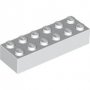 LEGO Steen 2x6 WIT (100 stuks) LEGO Steen 2x6 WIT (100 stuks)