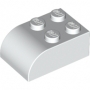 LEGO Steen 3x2x1 Afgerond WIT (100 stuks) LEGO Steen 3x2x1 Afgerond WIT (100 stuks)