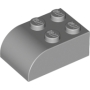 LEGO Steen 3x2x1 Afgerond LICHTGRIJS (100 stuks) LEGO Steen 3x2x1 Afgerond LICHTGRIJS (100 stuks)
