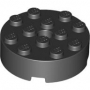 LEGO Brick 4x4 Round BLACK (100 pcs) LEGO Brick 4x4 Round BLACK (100 pcs)