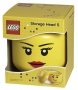 LEGO Opbergbox Hoofd S Girl LEGO Opbergbox Hoofd S Girl