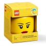 LEGO Opbergbox Hoofd XS Girl LEGO Opbergbox Hoofd XS Girl