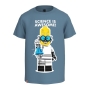 LEGO T-Shirt BLAUW (M12010453 - Maat 122)