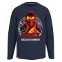 LEGO T-Shirt Ninjago DONKERBLAUW (M12010383 - Maat 134)