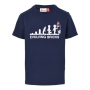 LEGO T-shirt DONKERBLAUW (LWTIAS 305 - Maat 122)