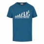 LEGO T-shirt DONKER TURQUOISE (LWTIAS 305 - Maat 116)