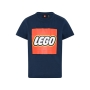 LEGO T-shirt DONKERBLAUW (LWTAYLOR 601 - Maat 128)