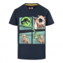 LEGO T-shirt Jurassic World DONKERGRIJS (M12010110 - Maat 116)