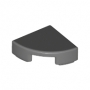 LEGO Tegel 1x1 Kwart Rond DONKERGRIJS (100 stuks) LEGO Tegel 1x1 Kwart Rond DONKERGRIJS (100 stuks)