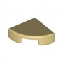 LEGO Tegel 1x1 Kwart Rond BEIGE (100 stuks) LEGO Tegel 1x1 Kwart Rond BEIGE (100 stuks)