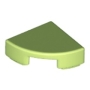 LEGO Tegel 1x1 Kwart Rond LENTEGROEN (100 stuks) LEGO Tegel 1x1 Kwart Rond LENTEGROEN (100 stuks)