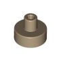 LEGO Tegel 1x1 Rond Staaf Pinhouder DONKERBEIGE (100 stuks) LEGO Tegel 1x1 Rond Staaf Pinhouder DONKERBEIGE (100 stuks)