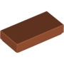 LEGO Tegel 1x2 DONKERORANJE (100 stuks) LEGO Tegel 1x2 DONKERORANJE (100 stuks)