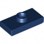 LEGO Plaat 1x2 met Nop DONKERBLAUW (100 stuks) LEGO Plaat 1x2 met Nop DONKERBLAUW (100 stuks)