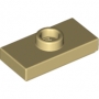 LEGO Plaat 1x2 met Nop BEIGE (100 stuks) LEGO Plaat 1x2 met Nop BEIGE (100 stuks)