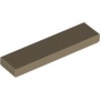 LEGO Tegel 1x4 DONKERBEIGE (100 stuks) LEGO Tegel 1x4 DONKERBEIGE (100 stuks)