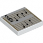LEGO Tegel 2x2 Bladmuziek LEGO Tegel 2x2 Bladmuziek