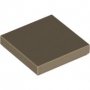 LEGO Tegel 2x2 DONKERBEIGE (100 stuks) LEGO Tegel 2x2 DONKERBEIGE (100 stuks)
