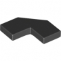 LEGO Tegel 2x2 Hoek ZWART (100 stuks) LEGO Tegel 2x2 Hoek ZWART (100 stuks)