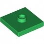 LEGO Plaat 2x2 met Nop GROEN (100 stuks) LEGO Plaat 2x2 met Nop GROEN (100 stuks)