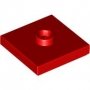 LEGO Plaat 2x2 met Nop ROOD (100 stuks) LEGO Plaat 2x2 met Nop ROOD (100 stuks)