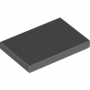 LEGO Tile 2x3 DARK GRAY (100 pcs)