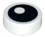 LEGO Tile Round 1x1 with Eye WHITE (100 pcs) LEGO Tile Round 1x1 with Eye WHITE (100 pcs)