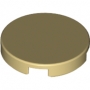 LEGO Tegel Rond 2x2 BEIGE (100 stuks)