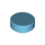LEGO Tegel Rond 1x1 AZUURBLAUW (100 stuks) LEGO Tegel Rond 1x1 AZUURBLAUW (100 stuks)