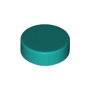 LEGO Tegel Rond 1x1 DONKERTURQUOISE (100 stuks) LEGO Tegel Rond 1x1 DONKERTURQUOISE (100 stuks)