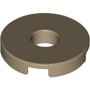LEGO Tegel Rond 2x2 met Gat DONKERBEIGE (100 stuks) LEGO Tegel Rond 2x2 met Gat DONKERBEIGE (100 stuks)