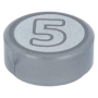 LEGO Tegel Rond 1x1 Munt 5 ZILVERKLEURIG (10 stuks) LEGO Tegel Rond 1x1 Munt 5 ZILVERKLEURIG (10 stuks)