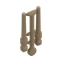 LEGO Toverstok DONKERBEIGE (10 stuks) LEGO Toverstok DONKERBEIGE (10 stuks)