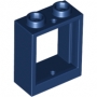 LEGO Venster 1x2x2 DONKERBLAUW (100 stuks)