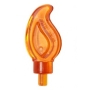 LEGO Vlam met Pin TRANSPARANT ORANJE (10 stuks) LEGO Vlam met Pin TRANSPARANT ORANJE (10 stuks)