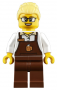 LEGO Barista Vrouw Minifiguur (TRN249)
